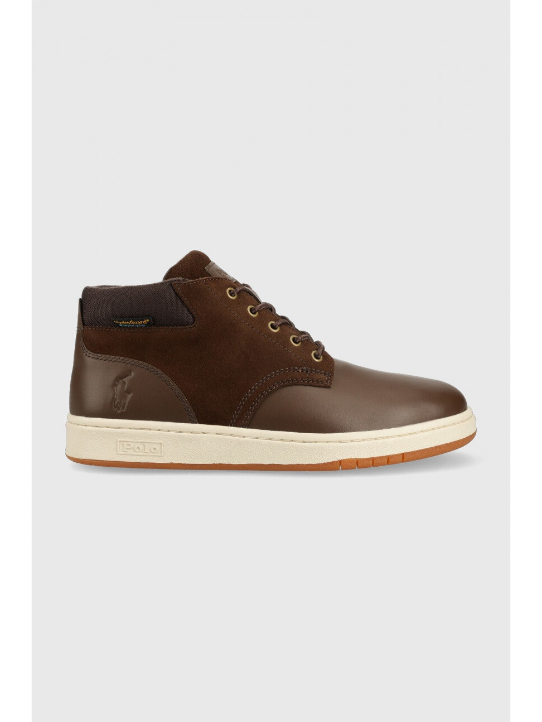 Boty Polo Ralph Lauren Sneaker Boot pánské hnědá barva